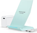 NANAMI Fast Wireless Charger Charging Stand[with 20W PD Charger] Compatible with iPhone 17/16/15/14/13/12/12 Desktop Charger Stand for Samsung Galaxy S26/S26+/S25/S25+/S25 Ultra/S24/S23/S22/S21/S20