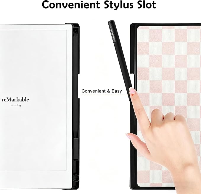 Pink checkered pattern