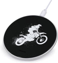 Motorcycle Motocross Fast Portable Charger 10W Funny Graphic Phone Charging Pad with USB Cable