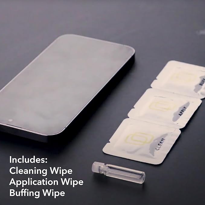 cellhelmet Liquid Glass Wipe On Extreme Glass Protection | $300 Repair Protection Guarantee | Scratch &amp Shatter Protection | Universal Glass Screen Protector for Phones and Smart Watches