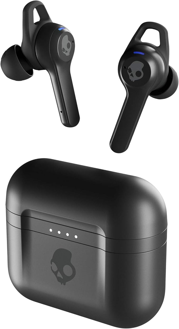 Skullcandy Indy ANC in-Ear Noise Canceling True Wireless Earbuds 32 Hour Battery Microphone Works with iPhone Android and Bluetooth Devices - Black