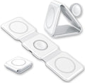 3 in-1 Charging Station for Apple Multiple DevicesFoldable Magnetic Wireless Charger PadTravel Charging Station for iPhone15 14 13 12 Series Watch &amp AirpodsPro/3/2