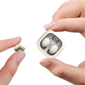 Smallest Invisible Mini Earbuds Wireless Bluetooth Low Profile Micro Tiny Discreet Hidden Earbuds for Work Small Headphones Invisible Sleep Wireless Earphone IPX5 Waterproof for Small Ear Canals