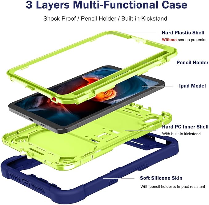 Navy Blue/Yellow Green