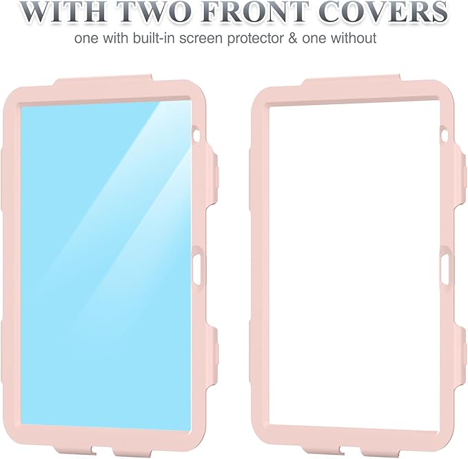 SEYMAC stock Case for iPad (A16) 11th/10th Generation 11''/10.9'' 2025/2022 Full-Body Drop Protection Case with Screen Protector &amp360° Rotate Hand Strap/Stand Camo Pink