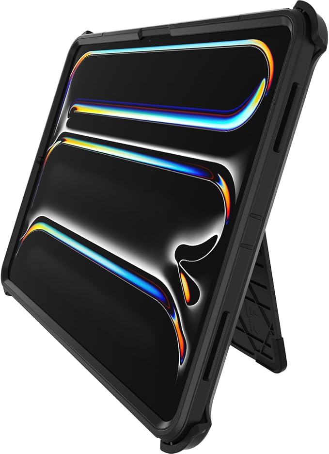 OtterBox Defender Series Case for iPad Pro 13-inch (M4 and M5) - Black Rugged Durable Multi-Layer Protection | (2024) Black Rugged Durable