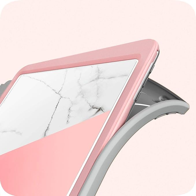 i-Blason Case Designed for Galaxy Tab A 8.0(SM-T387) 2018 [Cosmo Series] with Built-in Screen Protector Full-Body Lightweight Leather Hybrid Protective Case for Tab A 8.0 2018 Release (Marble)