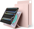 elago Magnetic Folio Case for iPad Pro 13 inch Cover (M5 M4) - Back Plate can be Attached to Metal Materials Wake/Sleep functionality Compatible with Apple Pencil 2 [Sand Pink]
