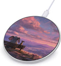 Elephant Dog Sunset Fast Portable Charger 10W Funny Graphic Phone Charging Pad with USB Cable