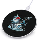 Mouth Bass Fish Guitar Wireless Charger Anti-Slip Wireless Charging Pad Slim Charger Mat for Men Women