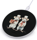 Funny Mouse Fast Portable Charger 10W Funny Graphic Phone Charging Pad with USB Cable