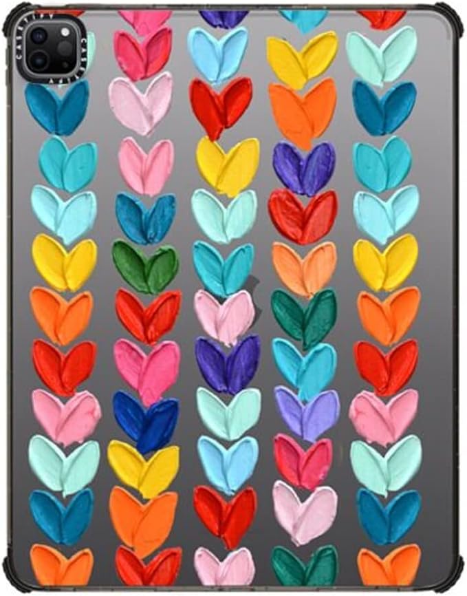 Clear Polka Daub Hearts
