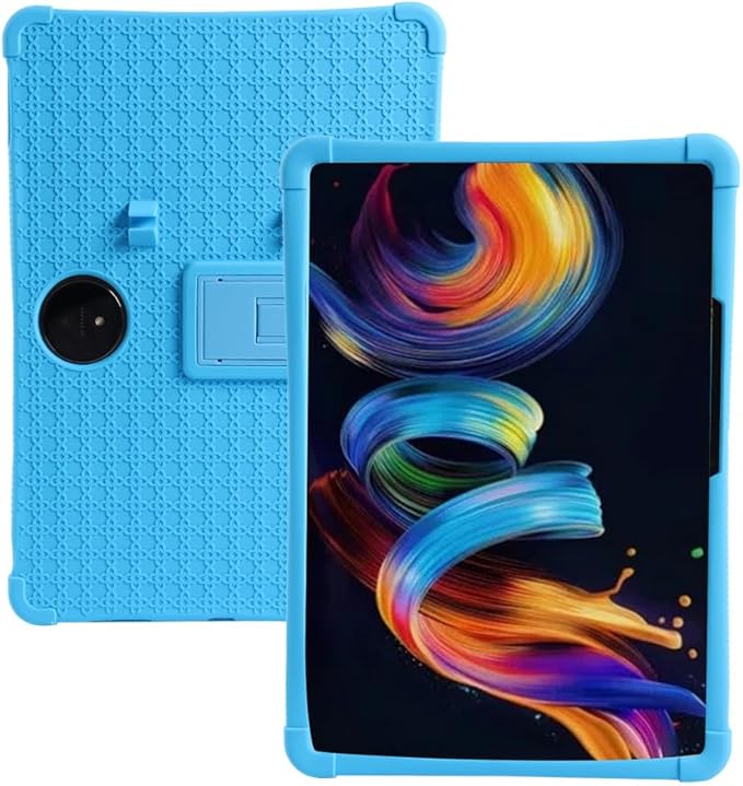 4 Thicken Cornors Shockproof Silicon Cover Case Compatible with Fro TCL NxtPaper 11 Plus 11.5 (9469x) Tablet Folding Stand Protective Pencil Full Protection ((TCL NxtPaper 11 Plus 11.5(9469x) Blue))