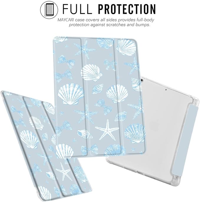 Blue&Seashell Starfish Bow
