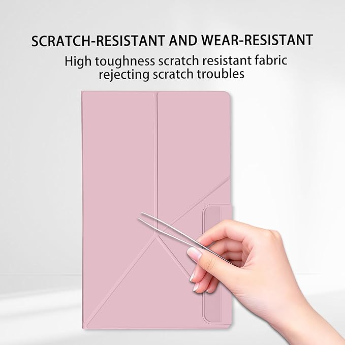 Magnetic Case for Samsung Galaxy Tab S11 Ultra 14.6 Inch 2025 - Model SM-X930/SM-X936 Tablet with S-Pen Holder Auto Wake/Sleep Smart Tablet Cover Pink