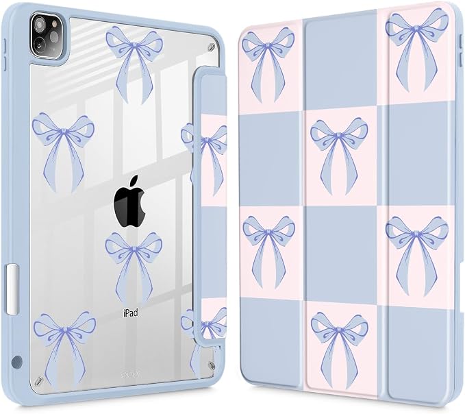 Blue Square Bow