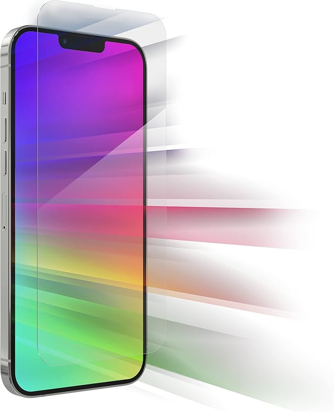 ZAGG XTR Screen Protector with D3O - Gaming Glass - Made for iPhone 13 Pro Max/ 14 Plus - Case Friendly Screen - InvisibleShield - Impact &amp Scratch Protection - clear