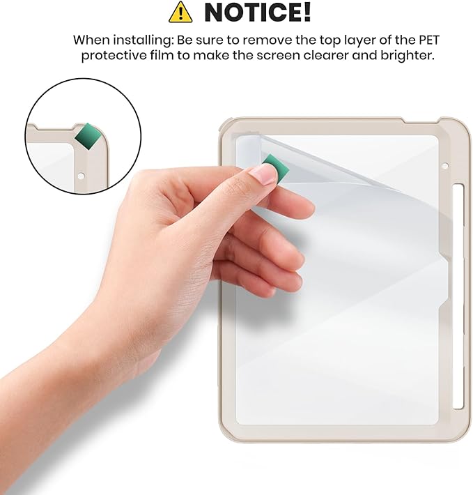 Case for iPad 10th Generation 10.9inch 2022with Built-in Screen Protector and KickstandHand StrapShoulder Strap for New Apple iPad 10.9 Inch (Green/Beige)