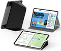 Feams V Fold Case for iPad (A16) 11th Generation 11 Inch 2025 iPad 10th Generation 10.9 Inch 2022 V-Shaped Standing Magnetic Detachable Clear Back Case with Landscape Portrait Mode&ampAuto Sleep B