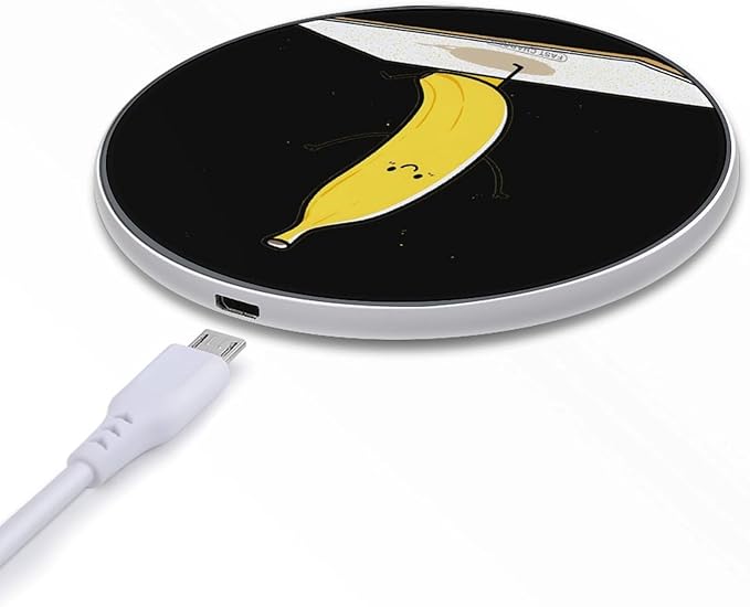 Banana Dancing Yoga Phone Charger Magnetic Charging Pad Anti-Slip with USB Cable
