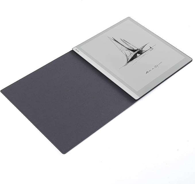 Magnetic Case for 10.3 Onyx Boox Go 10.3 ePaper Tablet (2024 Released) - Ultra-Thin Lightweight PU Leather Book Folio Cover with Auto Sleep/Wake (Advanced Grey)