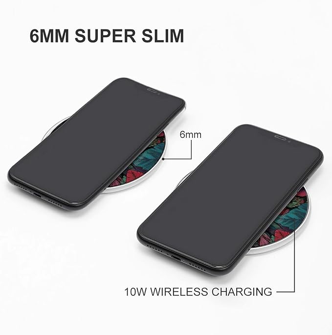 Sun and Moon Accompanying Phone Charger Magnetic Charging Pad Anti-Slip with USB Cable