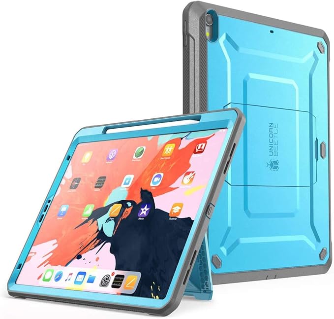 iPad Pro 11 inch (2018) Unicorn Beetle Pro Full Body Case (Apple Pencil compatible)-Blue