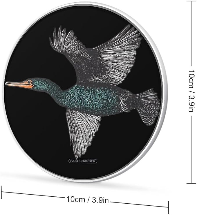Flying Cormorant Phone Charger Magnetic Charging Pad Anti-Slip with USB Cable