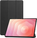 for Samsung Galaxy Tab S11 Ultra (SM-X936B) 2025 Android 14.6 Inch Tablet CaseBOVUGAC Tri-fold Tablet Case Cover for Galaxy Tab S11 Ultra 14.6Full Protection Premium PU Scratch Resistant.(Black)