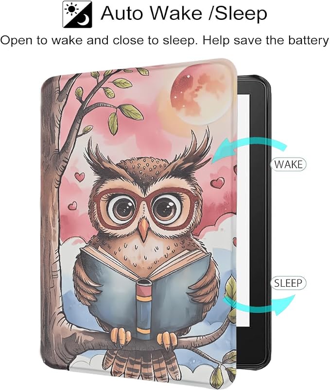 Owl Reading Books