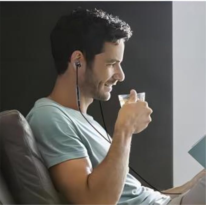 2026 Completely Upgraded Version Earbuds Stereo in-Ear Headphones 3-Year Warranty for Samsung Galaxy S25 S24 S23 S22 S21 S20 Note 10 10+ with Microphone and Volume Remote Type-C Connector-Black
