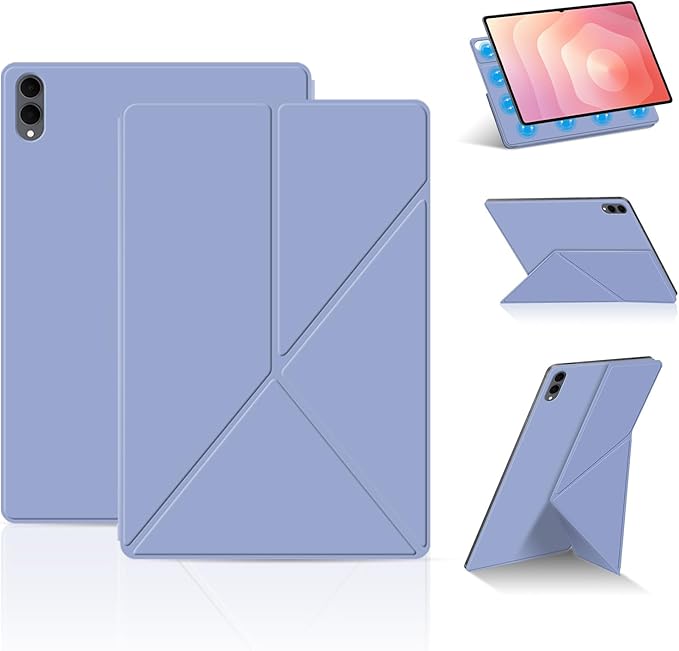 for Samsung Galaxy Tab S11 Ultra Case 14.6 inch Magnetic Attachment | Auto Wake/Sleep | Multi-Viewing Angles | Slim Light Shell Cover | Compatible with Samsung Galaxy Tab S11 Ultra | Purple