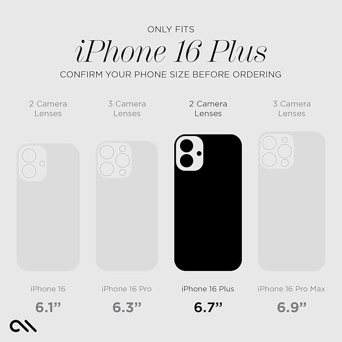 Case-Mate iPhone 16 Plus Screen Protector - Anti-Scratch Tempered Glass with Shatter Protection - Durable 9H Glass with Touch Sensitivity Ultra High Clarity Case Friendly and Easy to Apply - Clear