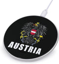 Austria Austrian National Emblem Phone Charger Magnetic Charging Pad Anti-Slip with USB Cable
