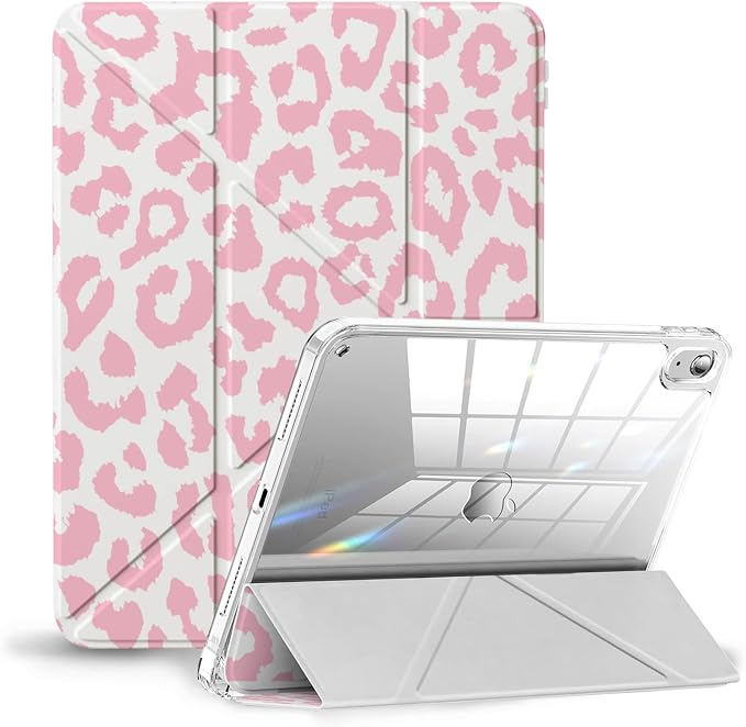 Leopard Pink White