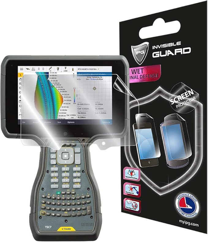 IPG For Trimble TSC7 Screen Protector Hydrogel Invisible Ultra HD Clear Film Anti Scratch Skin Guard - Smooth/Self-Healing/Bubble -Free for TSC7