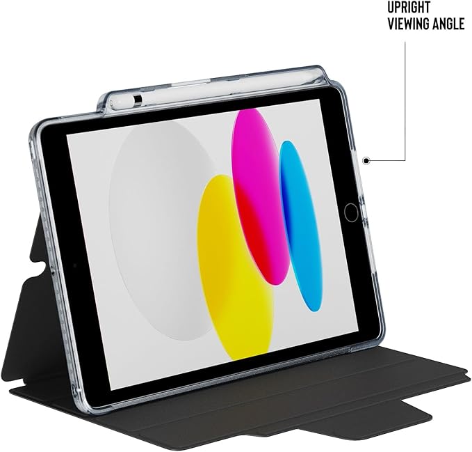 Tech21 EvoFolio case for iPad 7th/8th/9th Gen - Impact Protection iPad case with Multi-Angle Viewing Wake/Sleep Cover - Teal