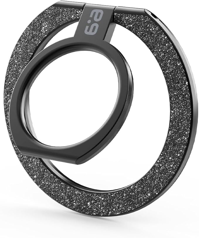Brushed Black with Black Glitter