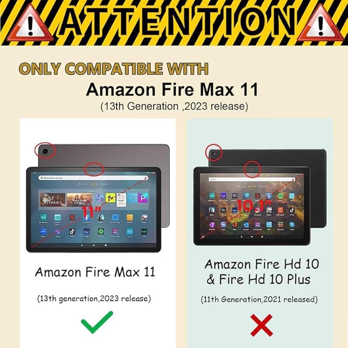 FUYOCWE for Amazon Fire Max 11 Tablet Case (13th Generation2023 Release)Multi-Angle Slim Folio Stand Smart Cover Cases for Amazon Kindle Fire Max 11 inch 13th Gen-Arcient Dragon