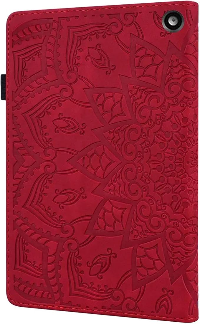 03# Red Paisley Flower