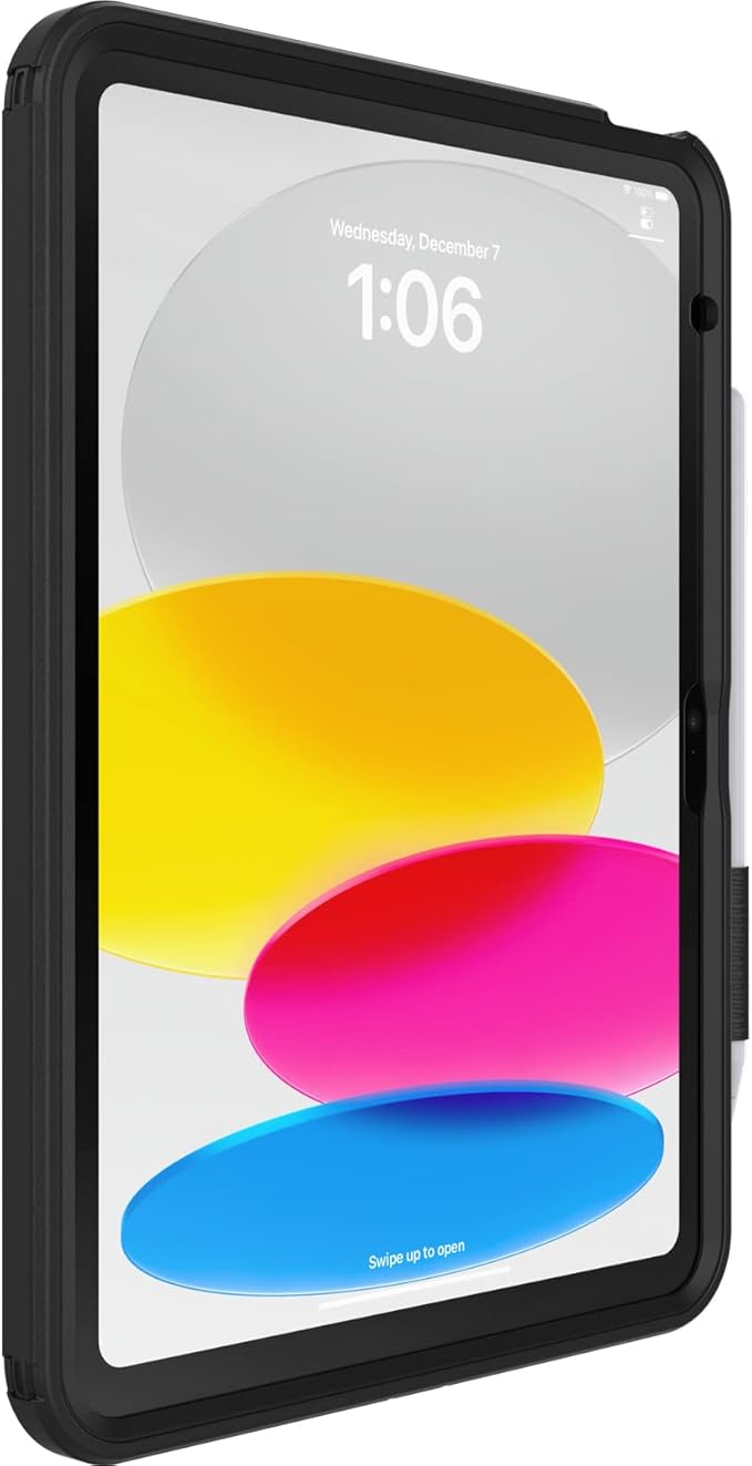 OtterBox Defender for Business W/EDU Stand for iPad 10th Gen (ONLY) - Black (Non-Retail Packaging)
