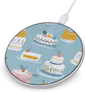 Colorful Cakes Dessert Fast Portable Charger 10W Funny Graphic Phone Charging Pad with USB Cable
