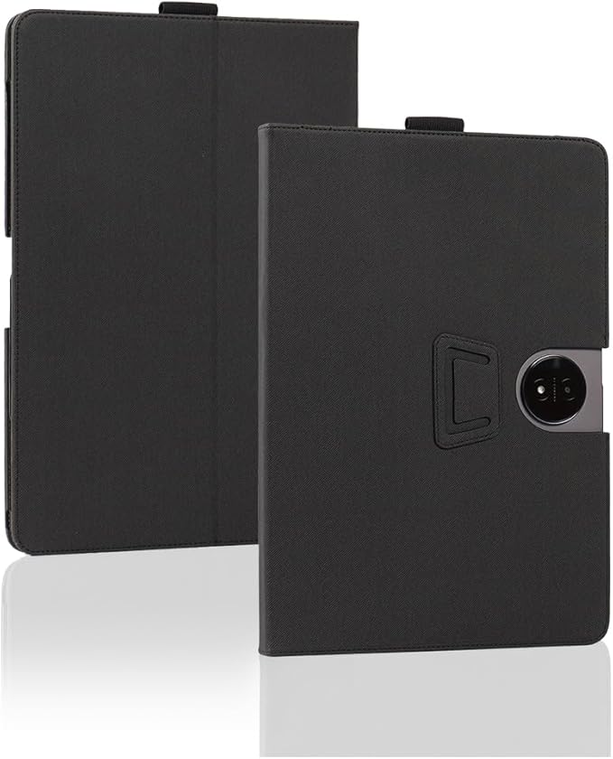 Case Compatible with Fro TCL NXTPAPER 14 14.3 inch9491G Tablet Case Folding Stand Protective Cover with Pencil Holder and Wrist Strap Full Protection. (Black) (NOT TCL NXTPAPER 14Pro)