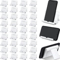 Wenqik 36 Pcs Cell Phone Stands Foldable Tablet Mobile Stand Adjustable Multi Angle Tablet Holder Compatible with Phone 15 14 13 12 11 Pro Xs Xs Max XR 8(White)