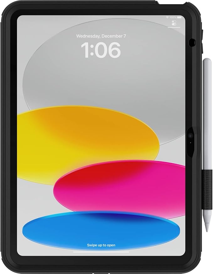 OtterBox Defender for Business W/EDU Stand for iPad 10th Gen (ONLY) - Black (Non-Retail Packaging)