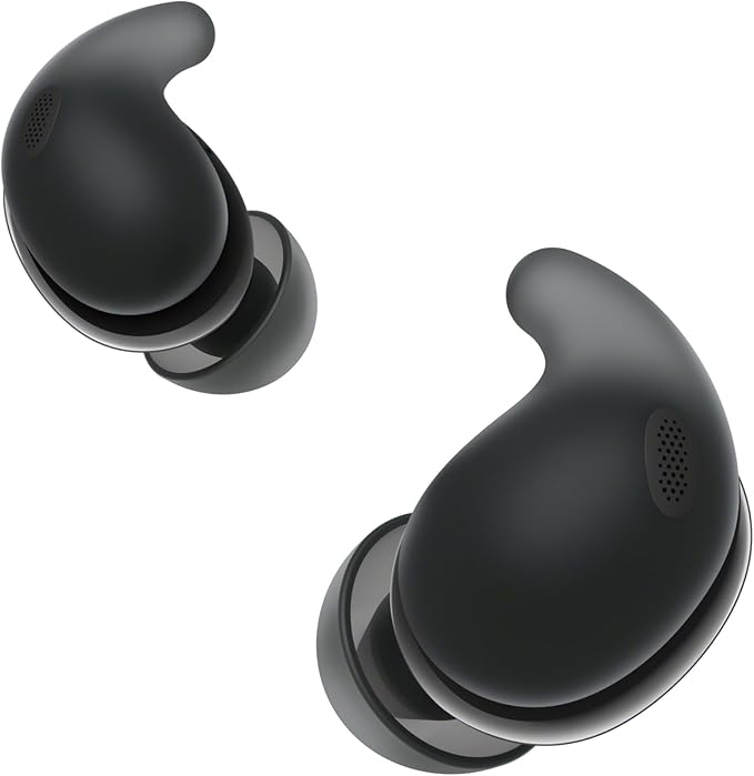 Sony LinkBuds Fit Truly Wireless Noise Canceling Earbud Headphones Small &amp Light with Newly Developed Air Fitting Supporters Black