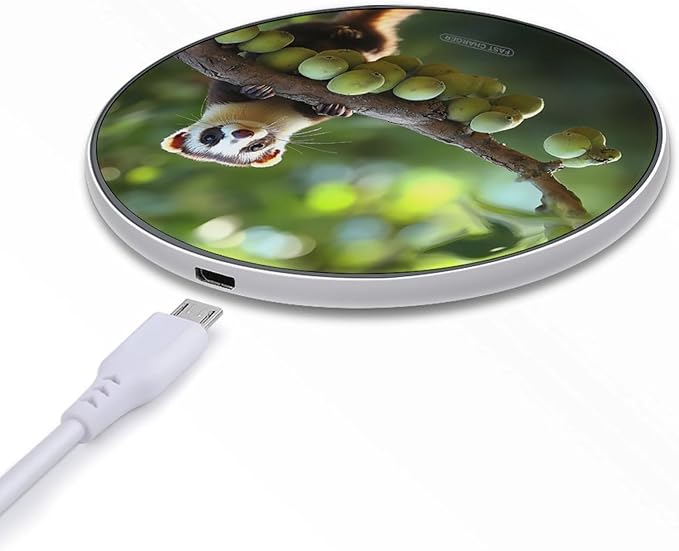 Ferrets Wireless Charger Anti-Slip Wireless Charging Pad Slim Charger Mat for Men Women