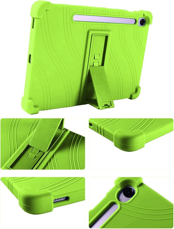 Case for Samsung Galaxy Tab S10 FE Plus/S10 FE+5G 13.1-Inch - Protective Cover with S Pen Holder &amp Multi-Angle Viewing Stand (Green)