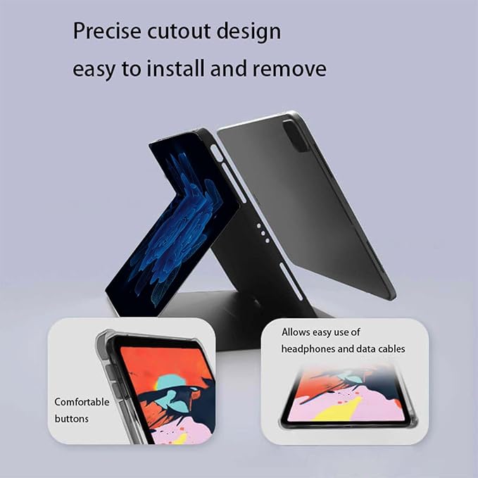 Case for Samsung Galaxy Tab A11 / Tab A9 8.7-Inch 2025/2023Slim Protective LeatherAuto Wake/SleepAdjustable Viewing Angle Stand.Blue Rose