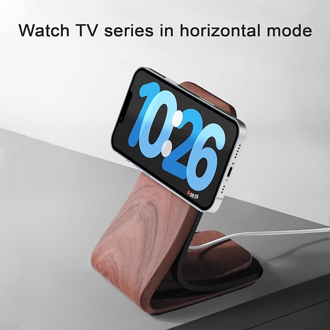 Magnetic Wireless Charger Stand for iPhone12131415Vertical &amp Landscape Stand Personalized Engraved GiftCharger Not Included